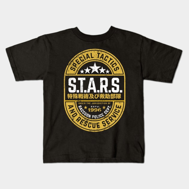 S.T.A.R.S. Kids T-Shirt by MindsparkCreative